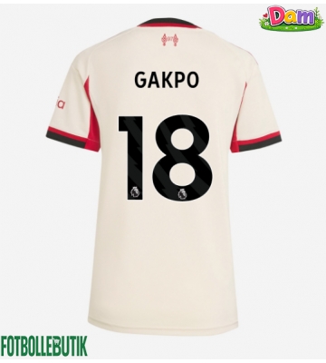 Liverpool Cody Gakpo #18 Bortatröja Kvinnor 2025-26 Kortärmad